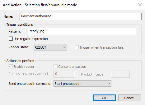 add action selection first step 3